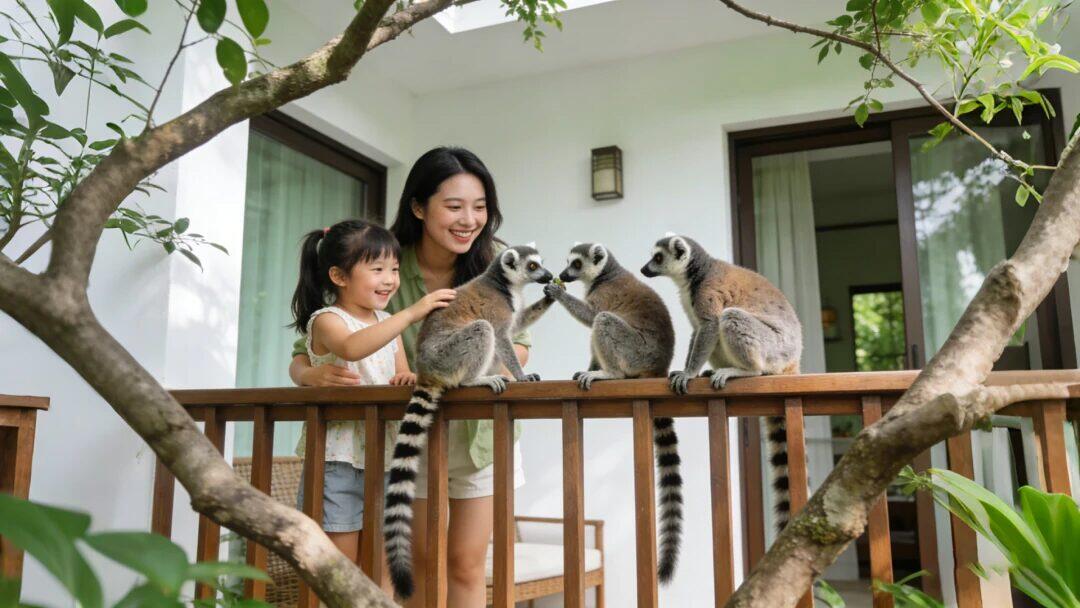 萌宠互动度假生活